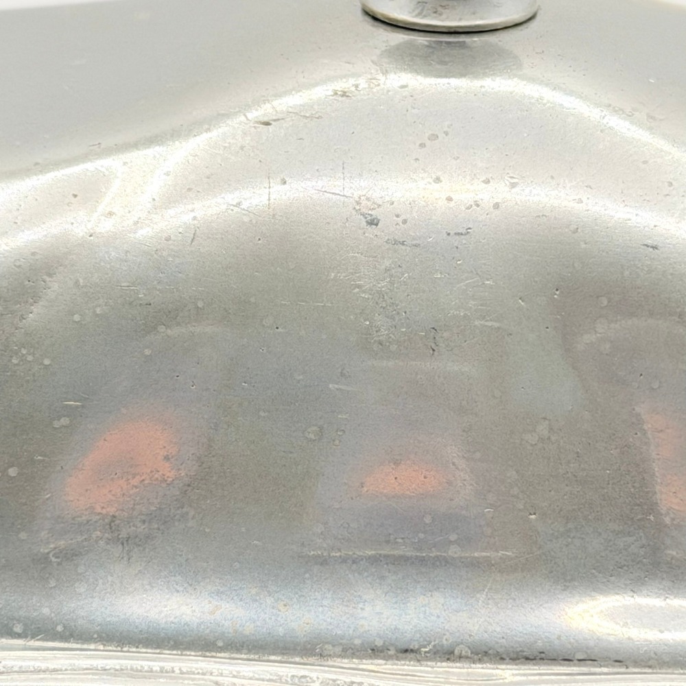 Wilton Armetale Butter Dish Silver RWP Cast Aluminum Scalloped Good Condition - Picture 10 of 10
